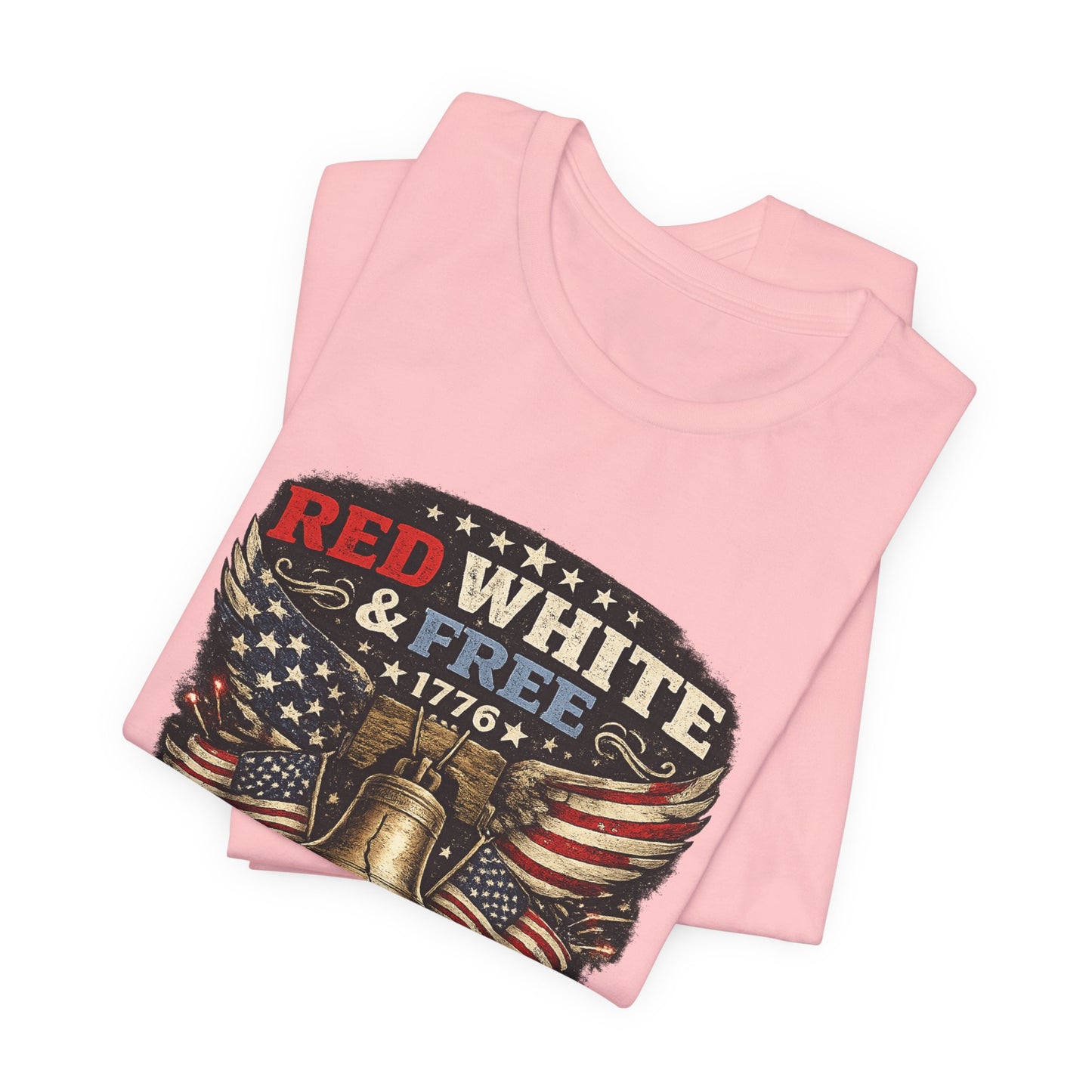 Red White & Free 250th Birthday Tee