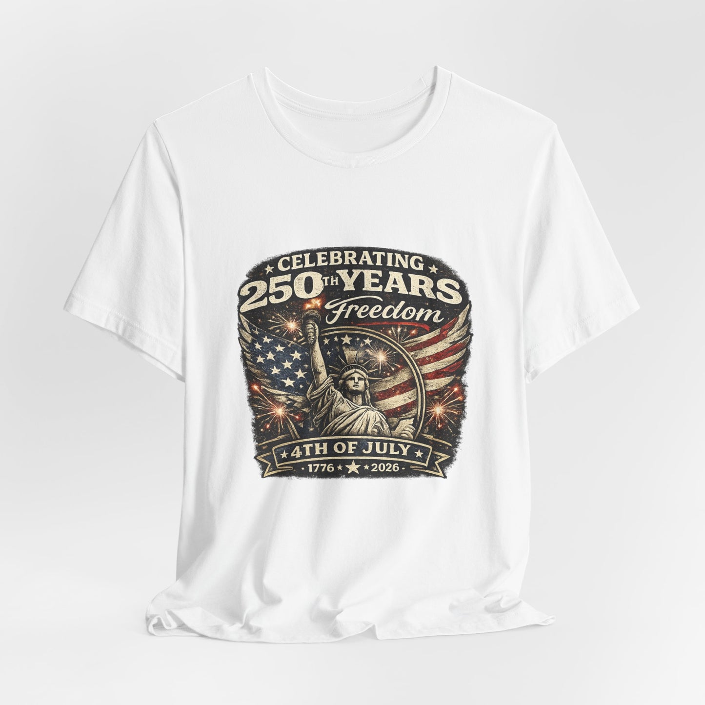 4th of July Statue of Liberty Tee – Celebrating 250 Years of Freedom