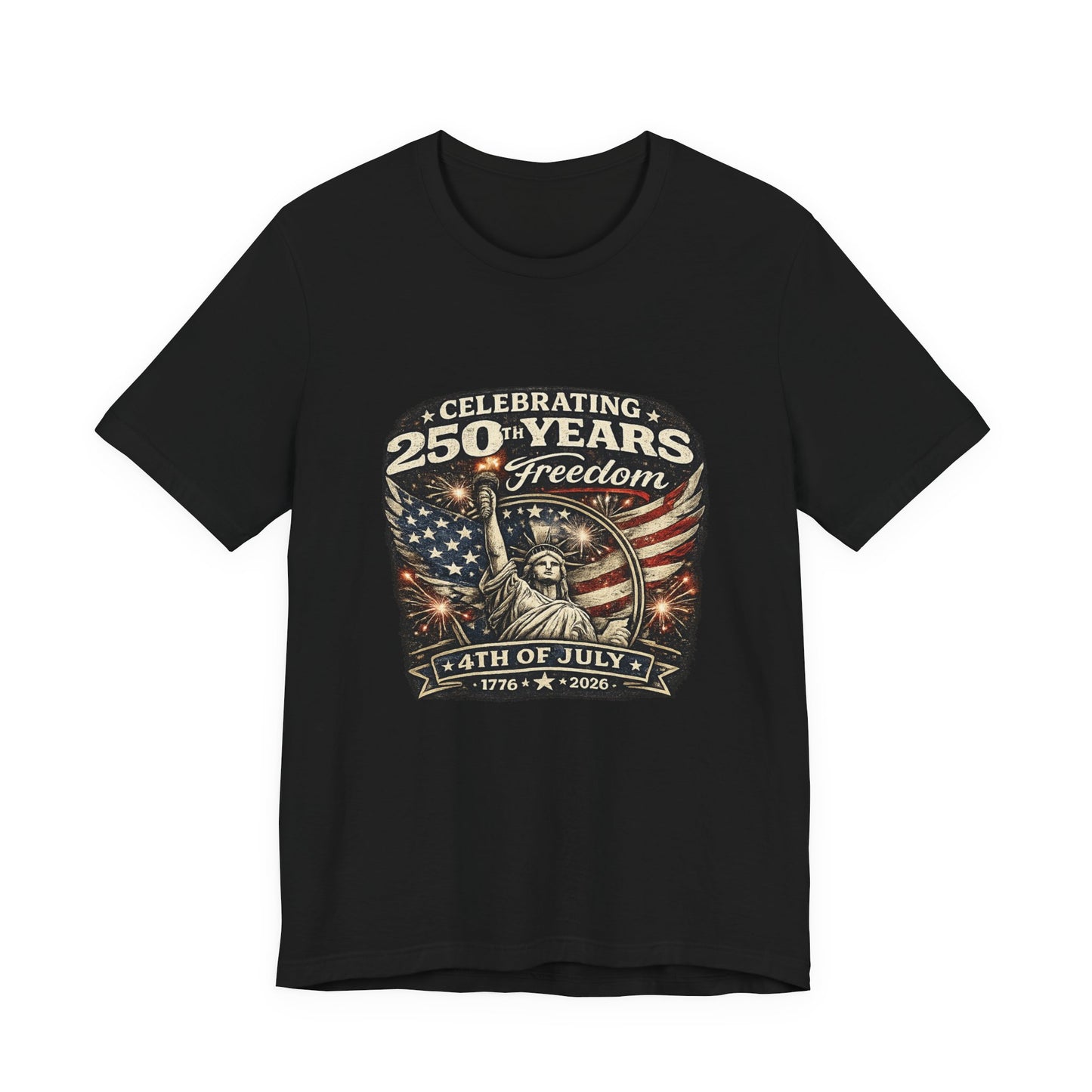 4th of July Statue of Liberty Tee – Celebrating 250 Years of Freedom
