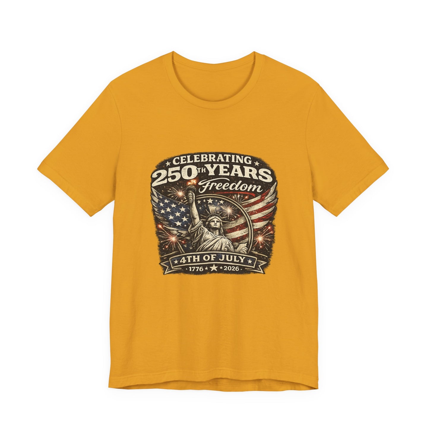 4th of July Statue of Liberty Tee – Celebrating 250 Years of Freedom