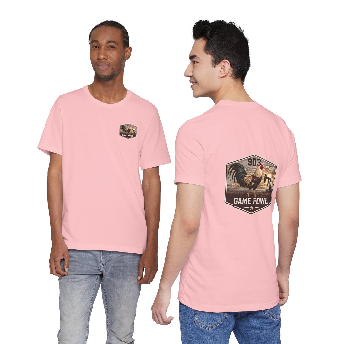 Game Fowl Rooster Tee — 903 Oilfield Rustic Joe