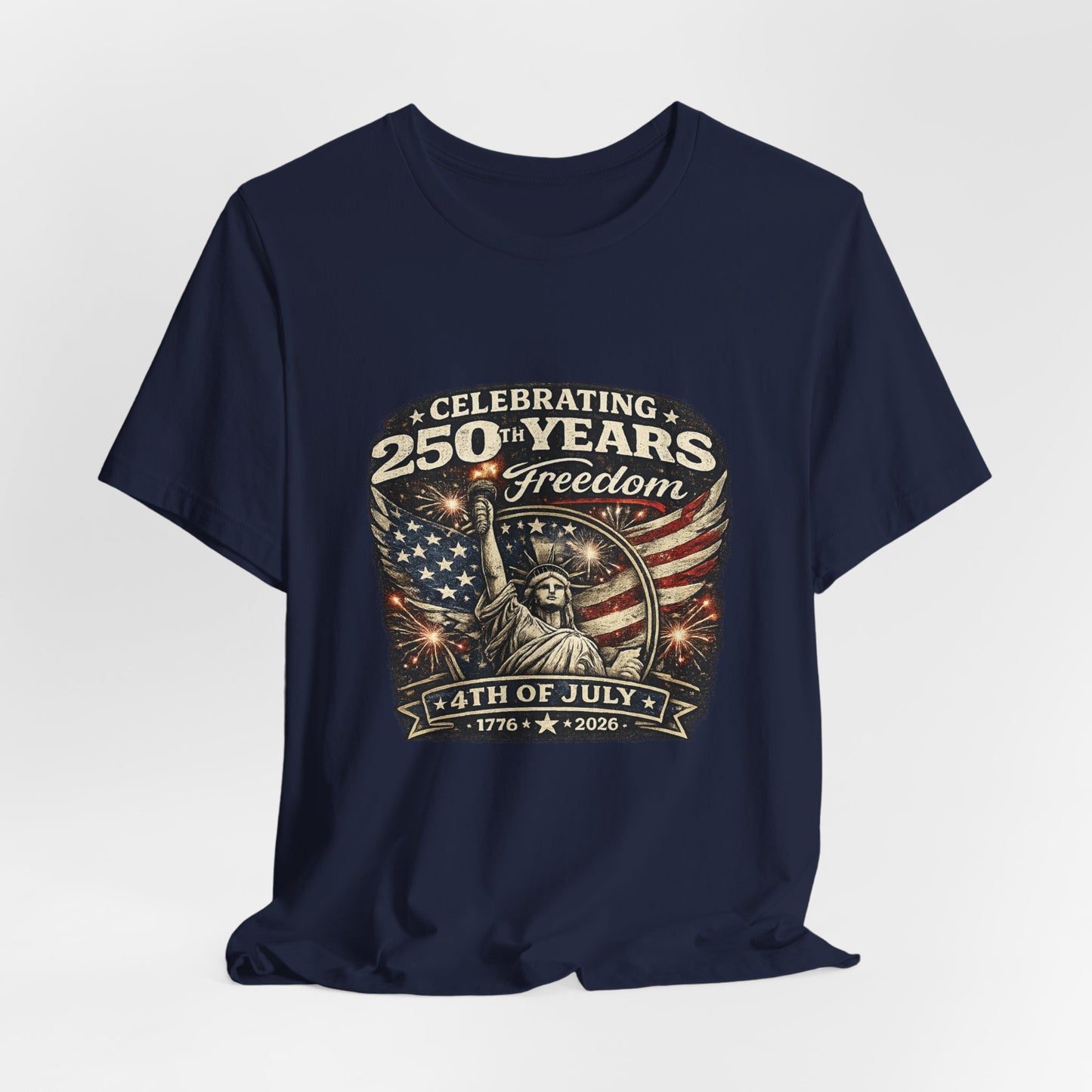 4th of July Statue of Liberty Tee – Celebrating 250 Years of Freedom