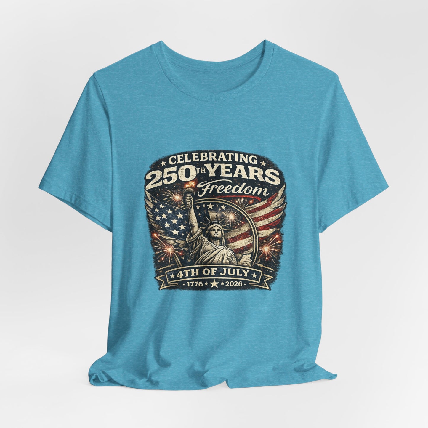 4th of July Statue of Liberty Tee – Celebrating 250 Years of Freedom