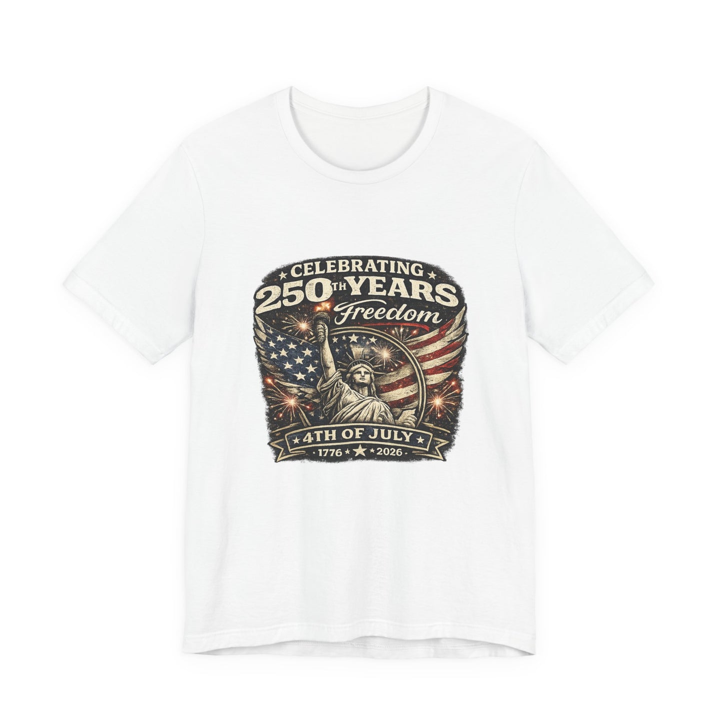 4th of July Statue of Liberty Tee – Celebrating 250 Years of Freedom