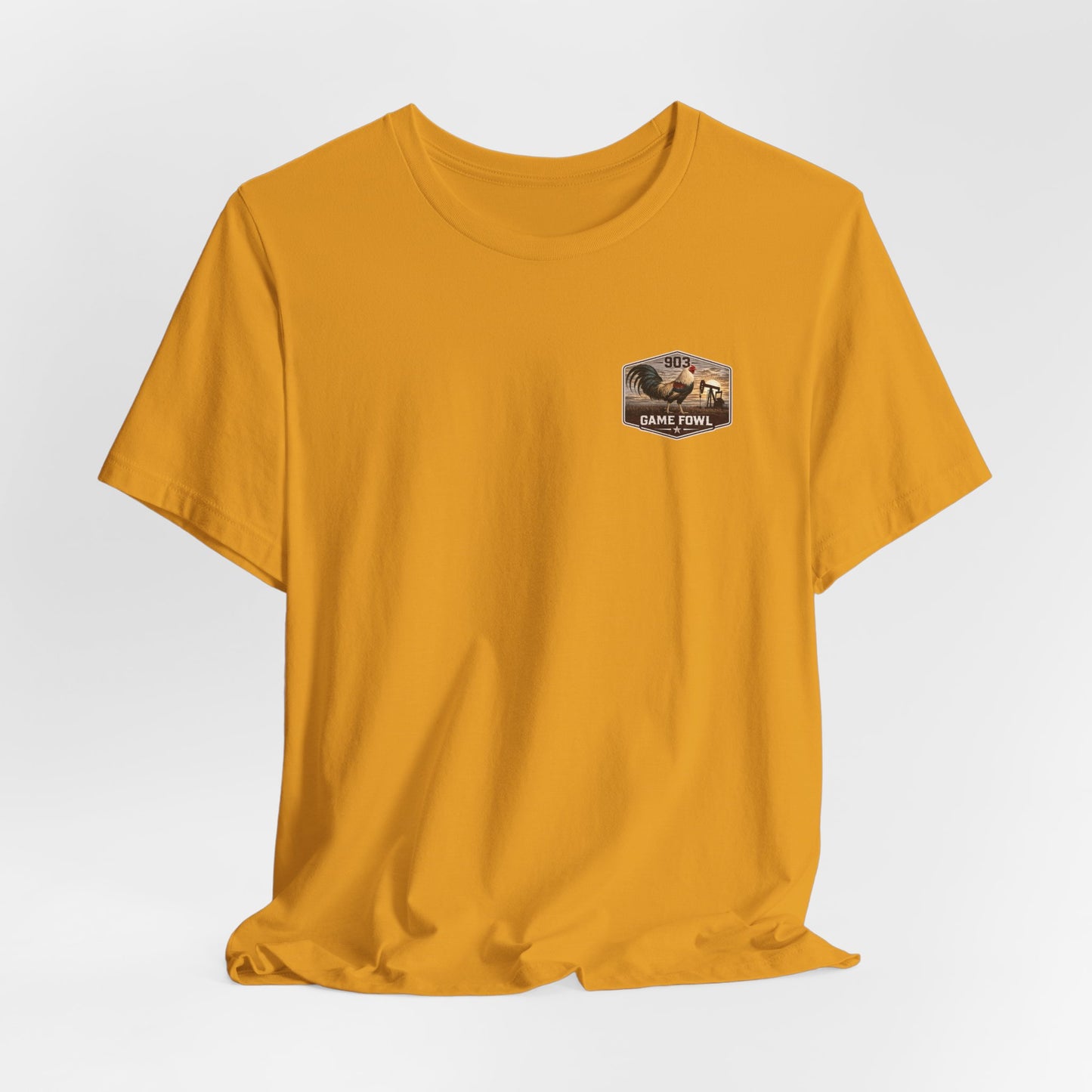 Game Fowl Rooster Tee — 903 Oilfield Rustic Joe
