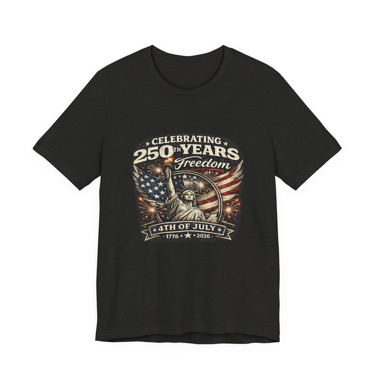 4th of July Statue of Liberty Tee – Celebrating 250 Years of Freedom