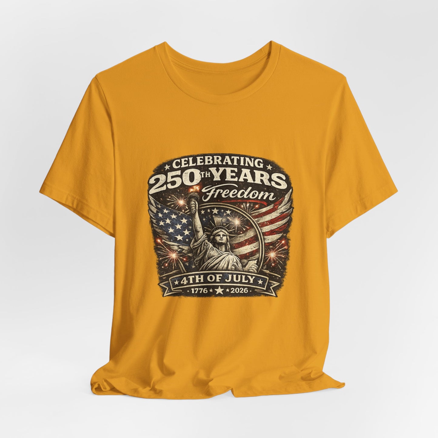 4th of July Statue of Liberty Tee – Celebrating 250 Years of Freedom