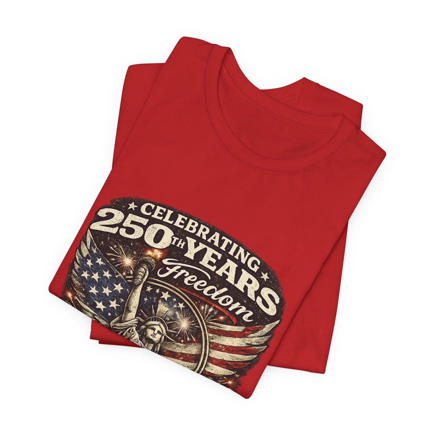 4th of July Statue of Liberty Tee – Celebrating 250 Years of Freedom