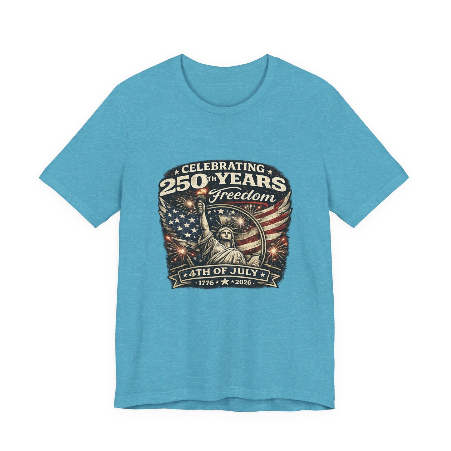4th of July Statue of Liberty Tee – Celebrating 250 Years of Freedom