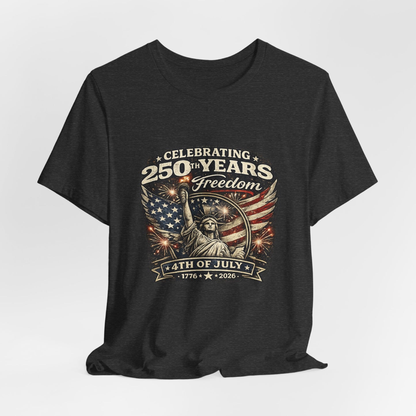 4th of July Statue of Liberty Tee – Celebrating 250 Years of Freedom