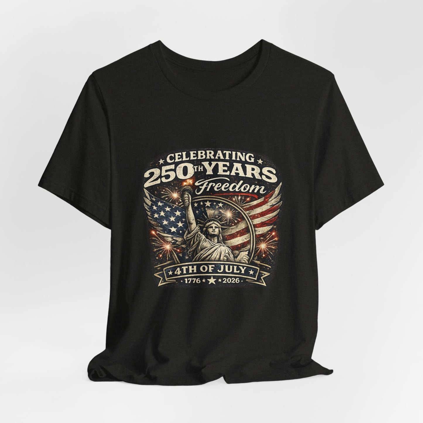 4th of July Statue of Liberty Tee – Celebrating 250 Years of Freedom
