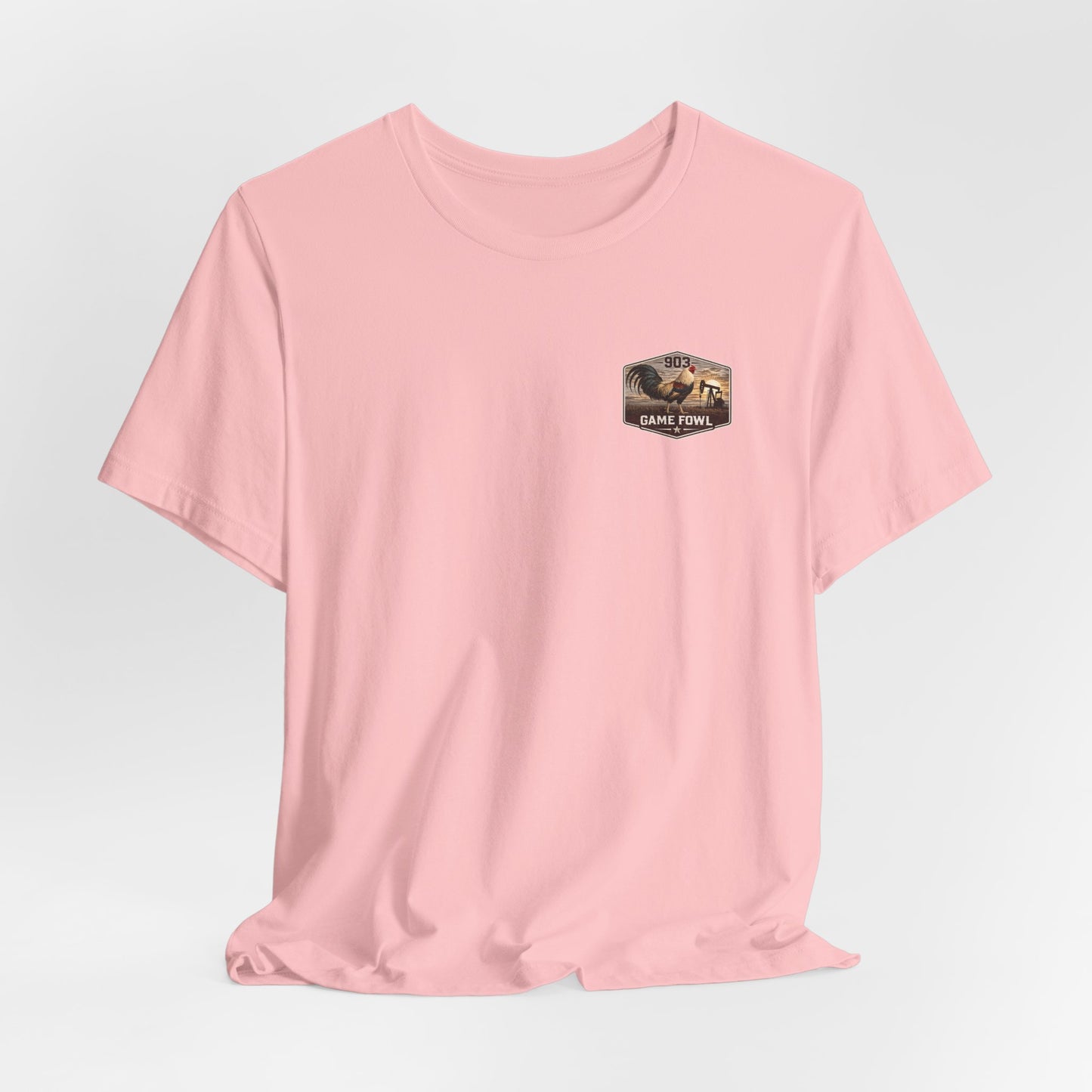 Game Fowl Rooster Tee — 903 Oilfield Rustic Joe