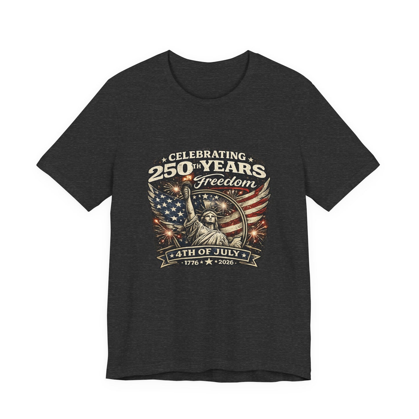 4th of July Statue of Liberty Tee – Celebrating 250 Years of Freedom