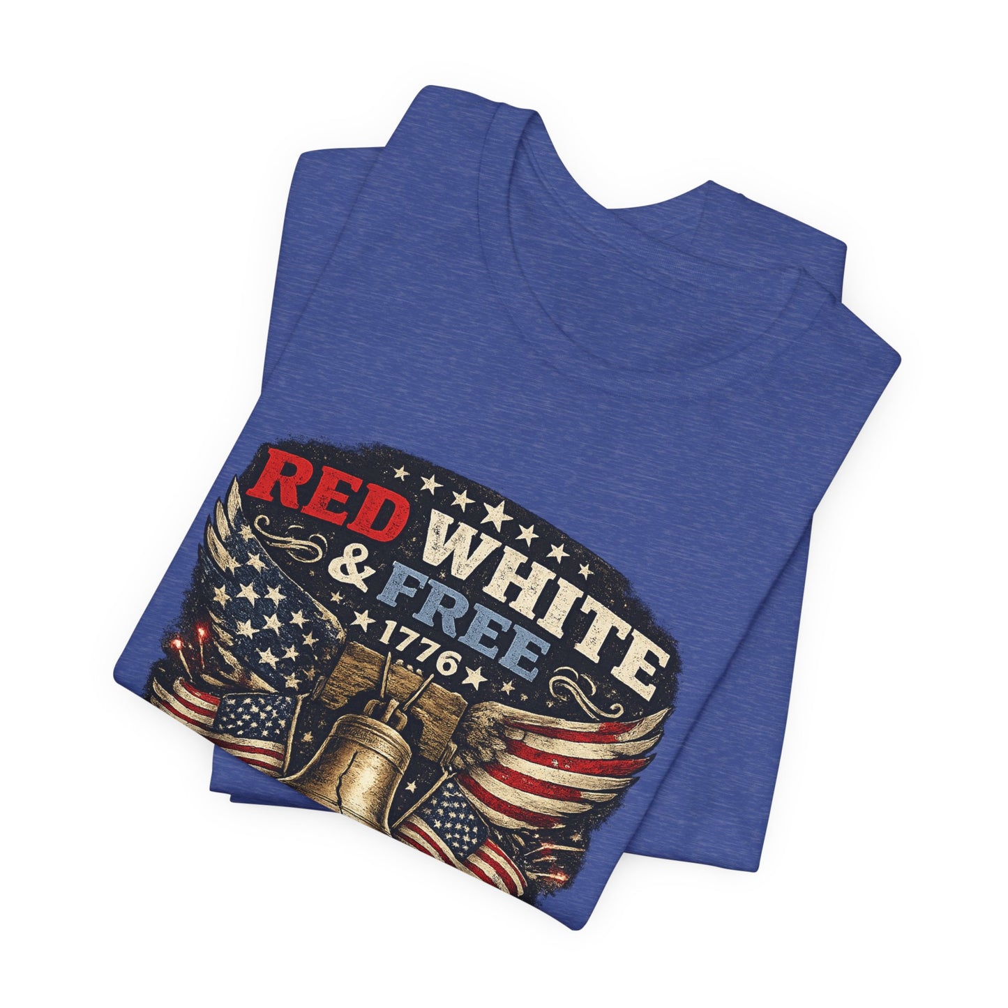 Red White & Free 250th Birthday Tee