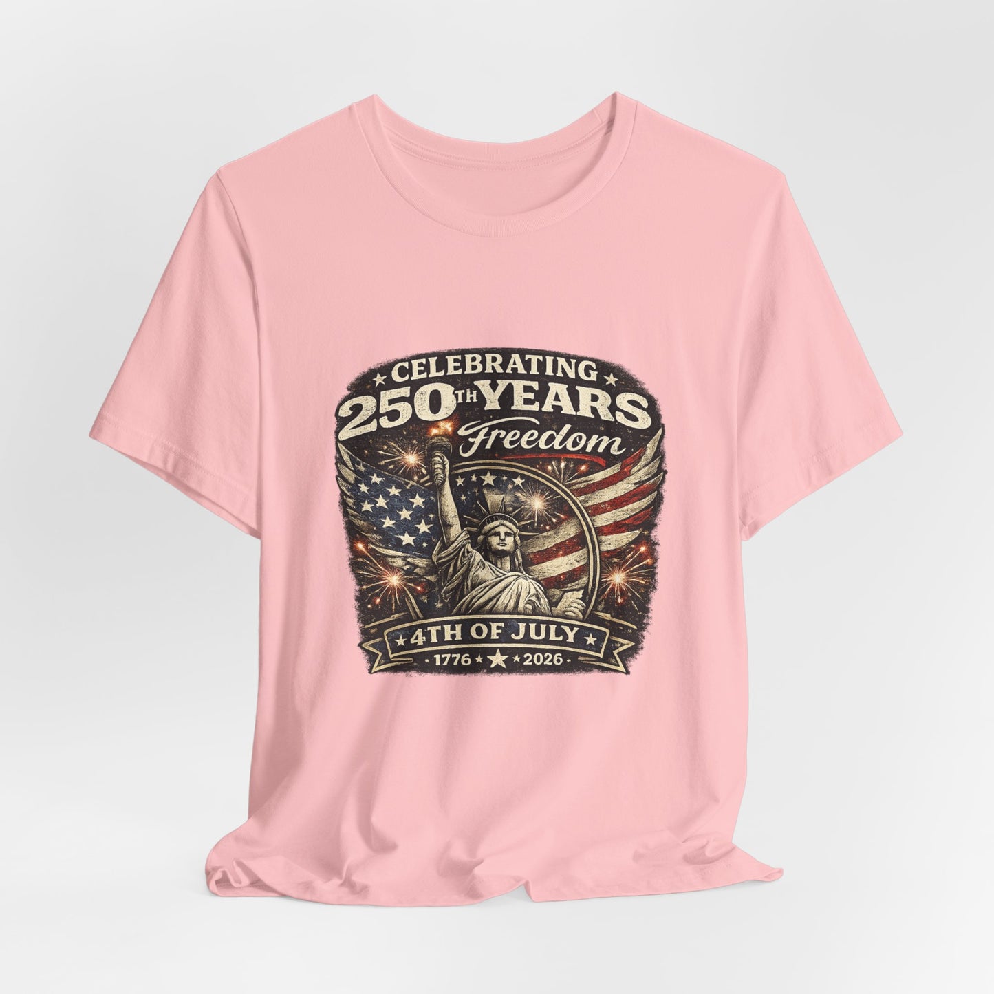 4th of July Statue of Liberty Tee – Celebrating 250 Years of Freedom