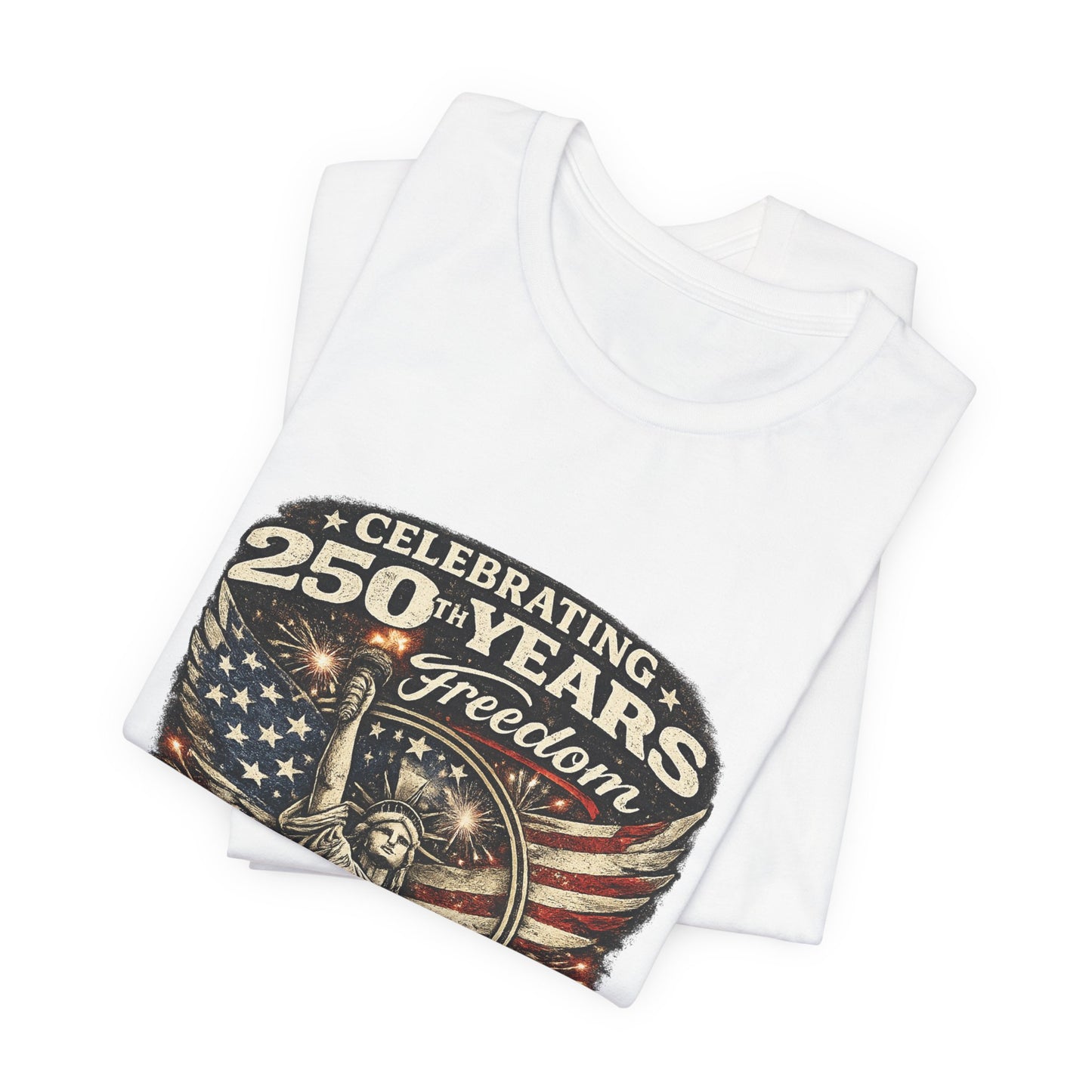 4th of July Statue of Liberty Tee – Celebrating 250 Years of Freedom