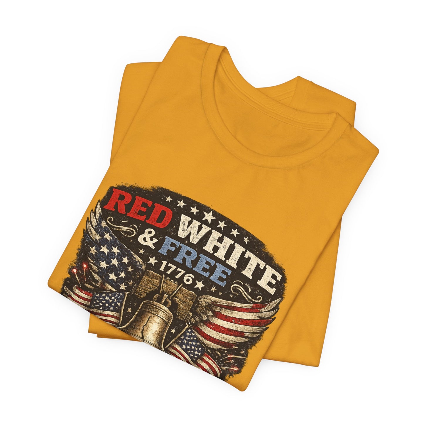 Red White & Free 250th Birthday Tee