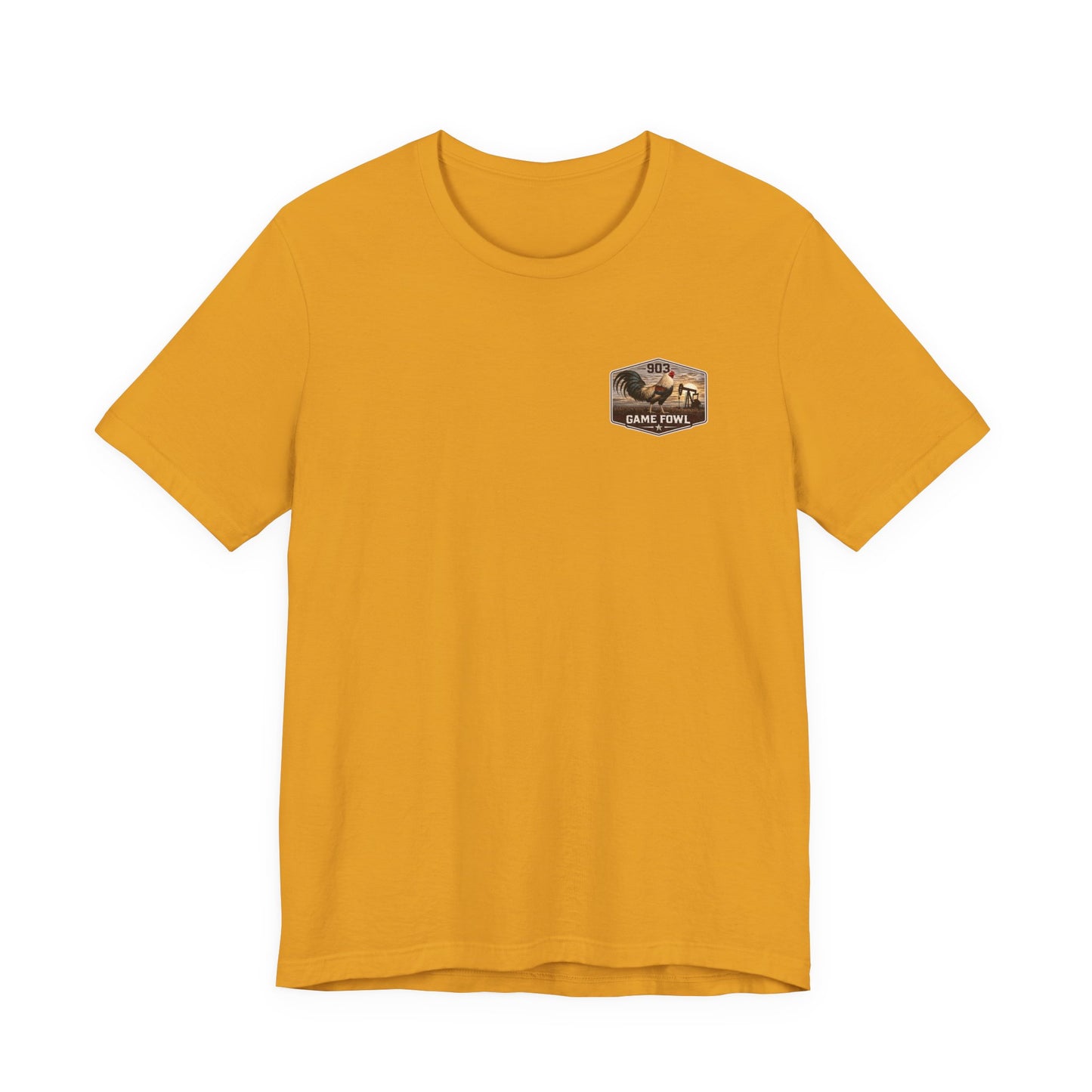 Game Fowl Rooster Tee — 903 Oilfield Rustic Joe