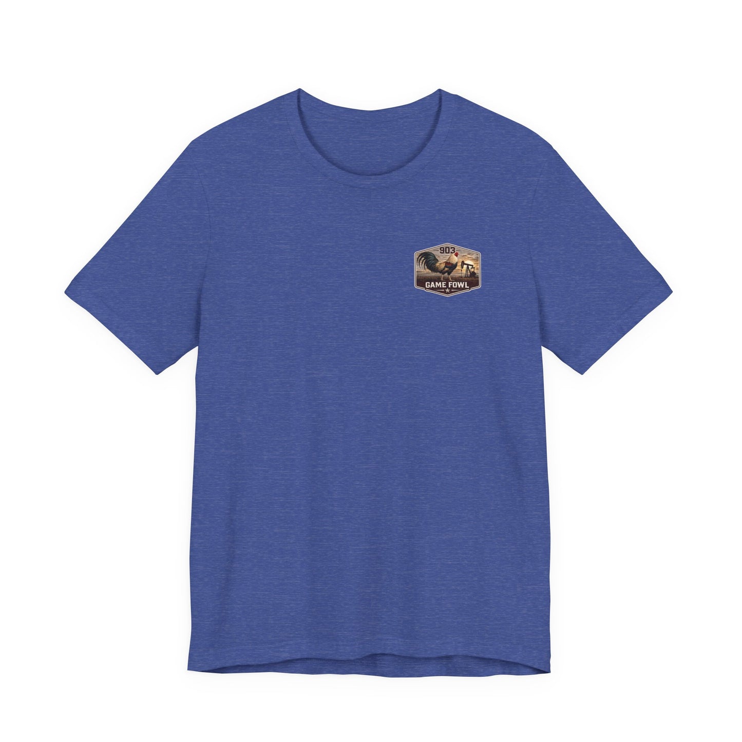 Game Fowl Rooster Tee — 903 Oilfield Rustic Joe